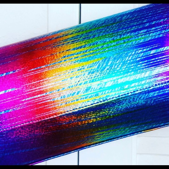 Miami Skyline Leather luxury Clutch 101% light & real - Picture 9 of 10